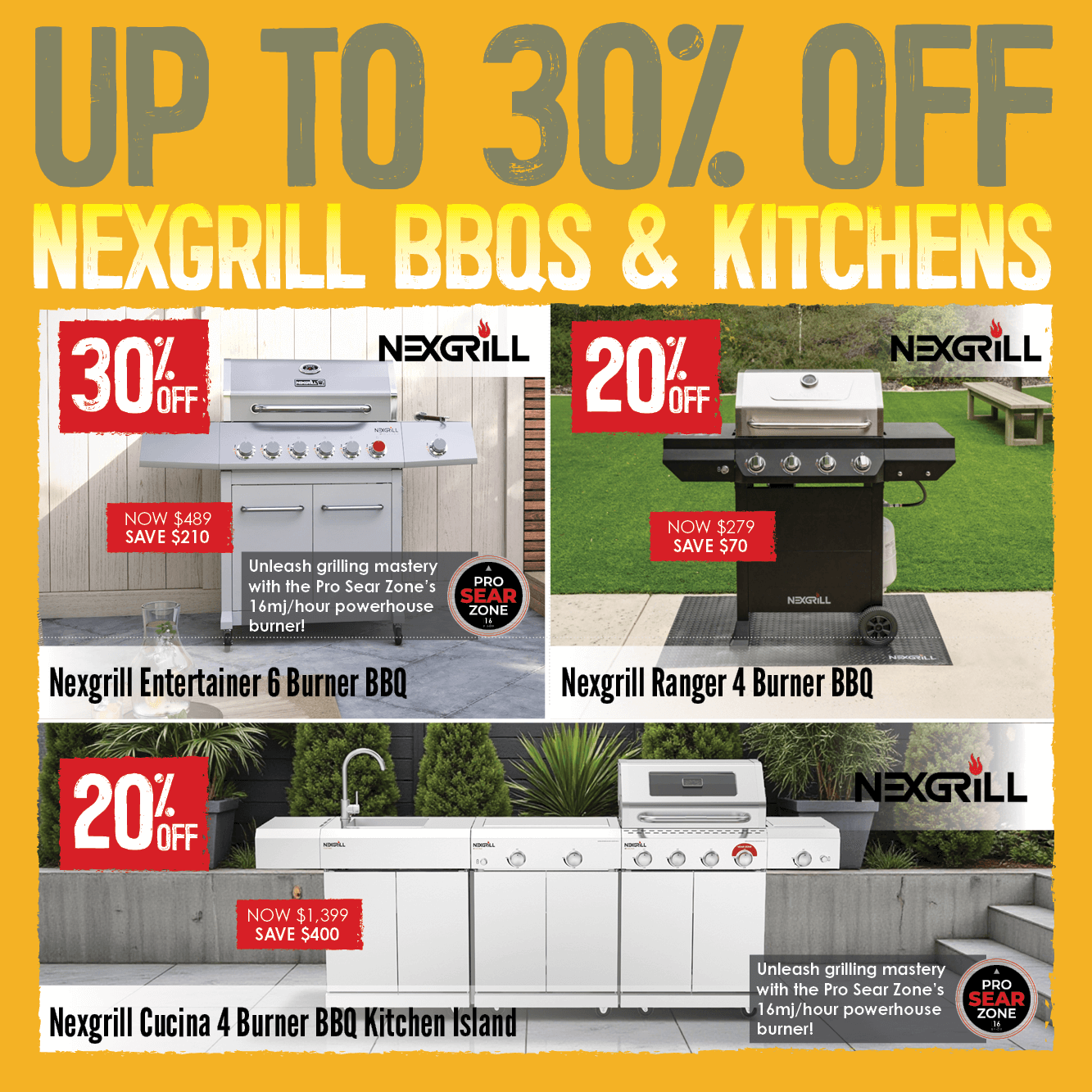 Up To 30% Off Nexgrill BBQs & Kitchens | Shop Now